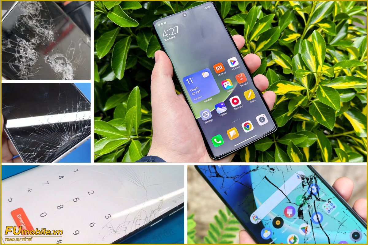 Xiaomi 13 Ultra và các dấu hiệu bể vỡ mặt kính thường gặp