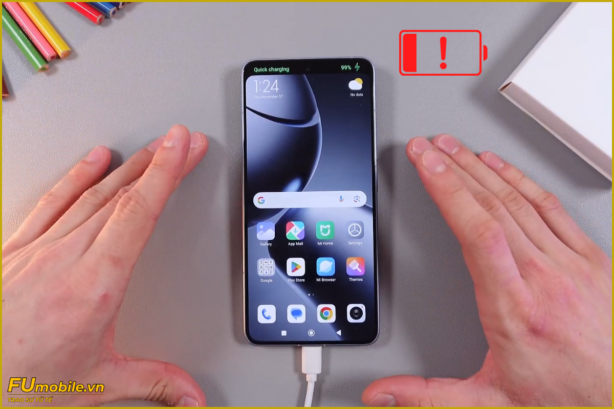 Xiaomi 14T pin chai, sạc lâu đầy